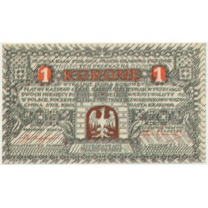 Kraków, 1 korona 1919 - A -