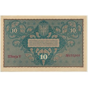 10 marek 1919 - II Serja V - rzadsza odmiana