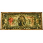 USA, Red Seal 2 dolary 1928 - Tate & Mellon -
