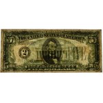 USA, New York District, 5 Dollars 1928 - Woods & Mellon -