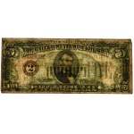 USA, New York District, 5 Dollars 1928 - Woods & Mellon -