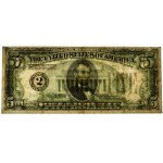 USA, Green Seal, 5 dolarów 1928 A - Woods & Mellon