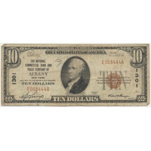 USA, New York State - Albany, 10 dolarów 1929 - Jones & Woods -