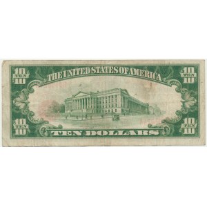 USA, New York State, 10 dolarów 1929 - Jones & Woods -