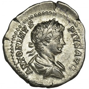 Roman Imperial, Caracalla, Denarius - RARE