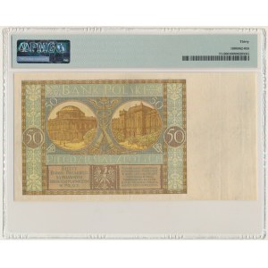 50 złotych 1929 - bez serii i numeracji - PMG 30