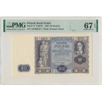 20 złotych 1936 - AN - PMG 67 EPQ - papier biały