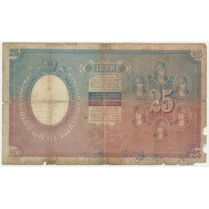 Russia, 25 Rubles 1899 - Timashev & Afanasev