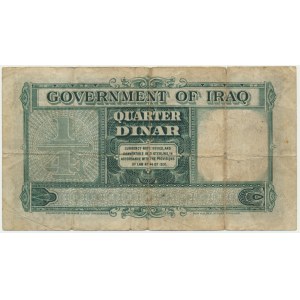 Iraq, 1/4 Dinar 1931