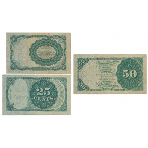 USA, set 10 - 50 Cents 1874 (3 pcs)