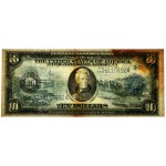 USA, Blue Seal, 10 Dollars 1914 - White & Mellon