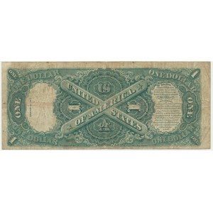 USA, Red Seal, 1 dolar 1917 - Speelman & White