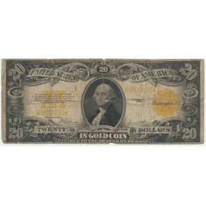 USA, Gold Certificate, 20 Dollars 1922 - Speelman & White -