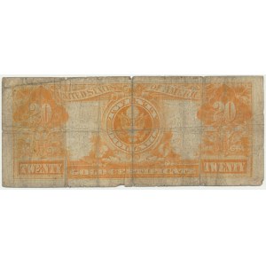 USA, Gold Certificate, 20 Dollars 1922 - Speelman & White -