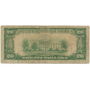 USA, Gold Certificate, 20 dolarów 1928 - Woods & Mellon
