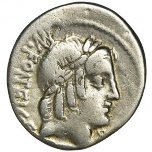 Roman Republic, C. Fonteius, Mn. Fonteius C. f., Denarius