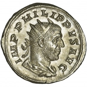 Roman Imperial, Philip I, Antoninianus - BEAUTIFUL