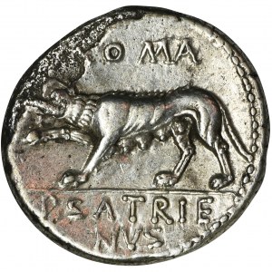 Republika Rzymska, Satrienus, Denar
