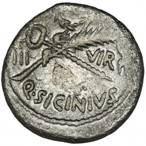 Roman Republic, Q. Sicinius, Denarius