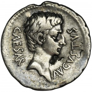 Roman Imperial, Octavian Augustus, Denarius