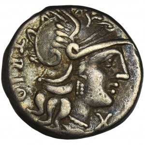 Roman Republic, Cn. Lucretius Trio, Denarius