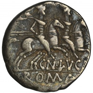 Roman Republic, Cn. Lucretius Trio, Denarius