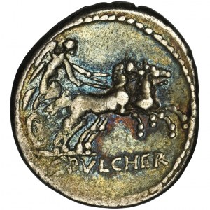 Roman Republic, C. Claudius Pulcher, Denarius