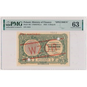 5 zloty 1925 Specimen