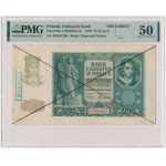 50 złotych 1940 - WZÓR PRODUKCYJNY - D - PMG 50 - RZADKI