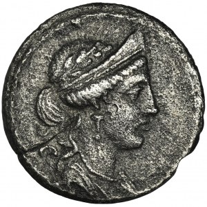 Roman Republic, P. Licinius Crassus, Denarius - RARE