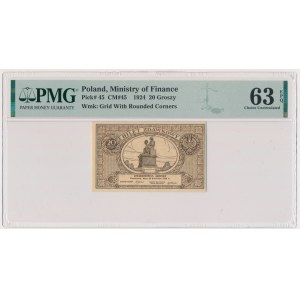 20 groszy 1924 - PMG 63 EPQ