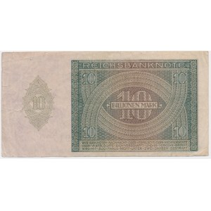 Niemcy, 10 bilionów marek 1924 - RZADKOŚĆ