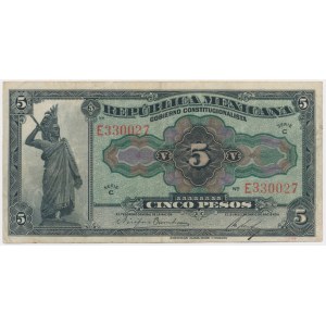 Meksyk, 5 pesos (1915)