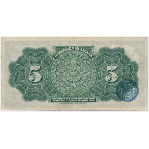 Meksyk, 5 pesos (1915)