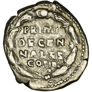 Cesarstwo Rzymskie, Antoninus Pius, Denar - BARDZO RZADKI