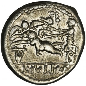 Republika Rzymska, L. Julius L. f., Denar
