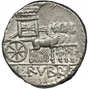 Republika Rzymska, L. Rubrius Dossenus, Denar