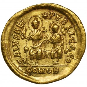Roman Imperial, Theodosius II, Solidus - VERY RARE