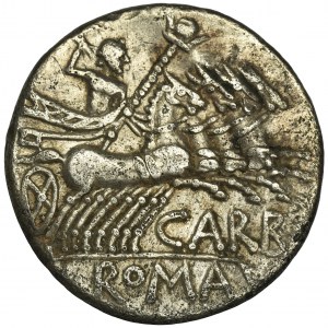 Roman Republic, Cn. Papirius Carbo, Denarius