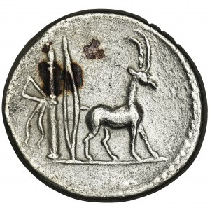 Roman Republic, Cn. Plancius, Denarius