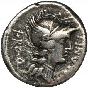 Roman Republic, L. Sulla and L. Manlius Torquatus, Denarius