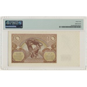 10 złotych 1940 - M. - PMG 64 EPQ - London Counterfeit - najrzadsza seria