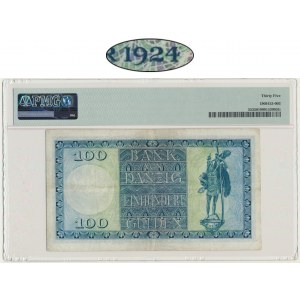 Danzig, 100 Gulden 1924 - PMG 35 - RARE
