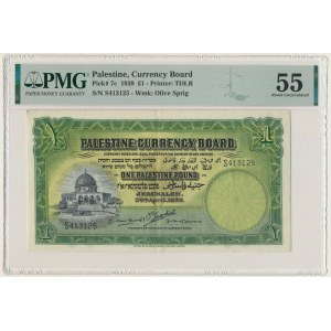 Palestine, 1 Pound 1939 - PMG 55