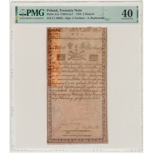 5 złotych 1794 - N.C 1 - PMG 40 - zw. J Honig