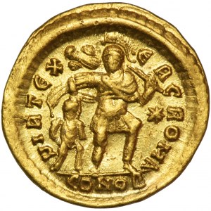 Cesarstwo Rzymskie, Teodozjusz II, Solidus - BARDZO RZADKI