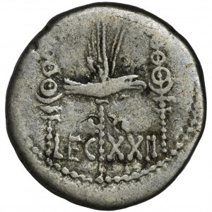 Roman Republic, Marc Antony, Denarius - ex. E.E. Calin-Stefanelli, RARE