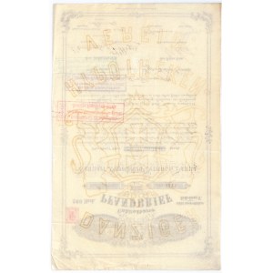 Gdańskie Towarzystwo Hipoteczne, 3,5% list zastawny na 200 marek 1889 - BARDZO RZADKA