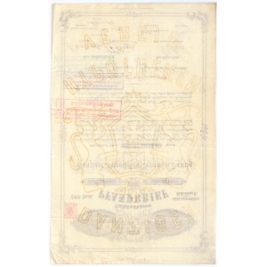 Gdańskie Towarzystwo Hipoteczne, 3,5% list zastawny na 200 marek 1889 - BARDZO RZADKA