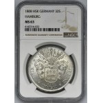 Germany, City of Hamburg, 32 Schillinge Hamburg 1808 HSK - NGC MS63